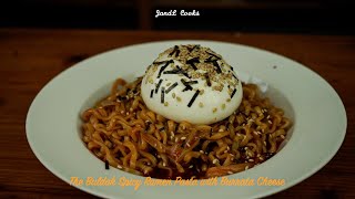 The Buldak Spicy Ramen Pasta with Burrata Cheese / Italians Absolutely Hate This Recipe!