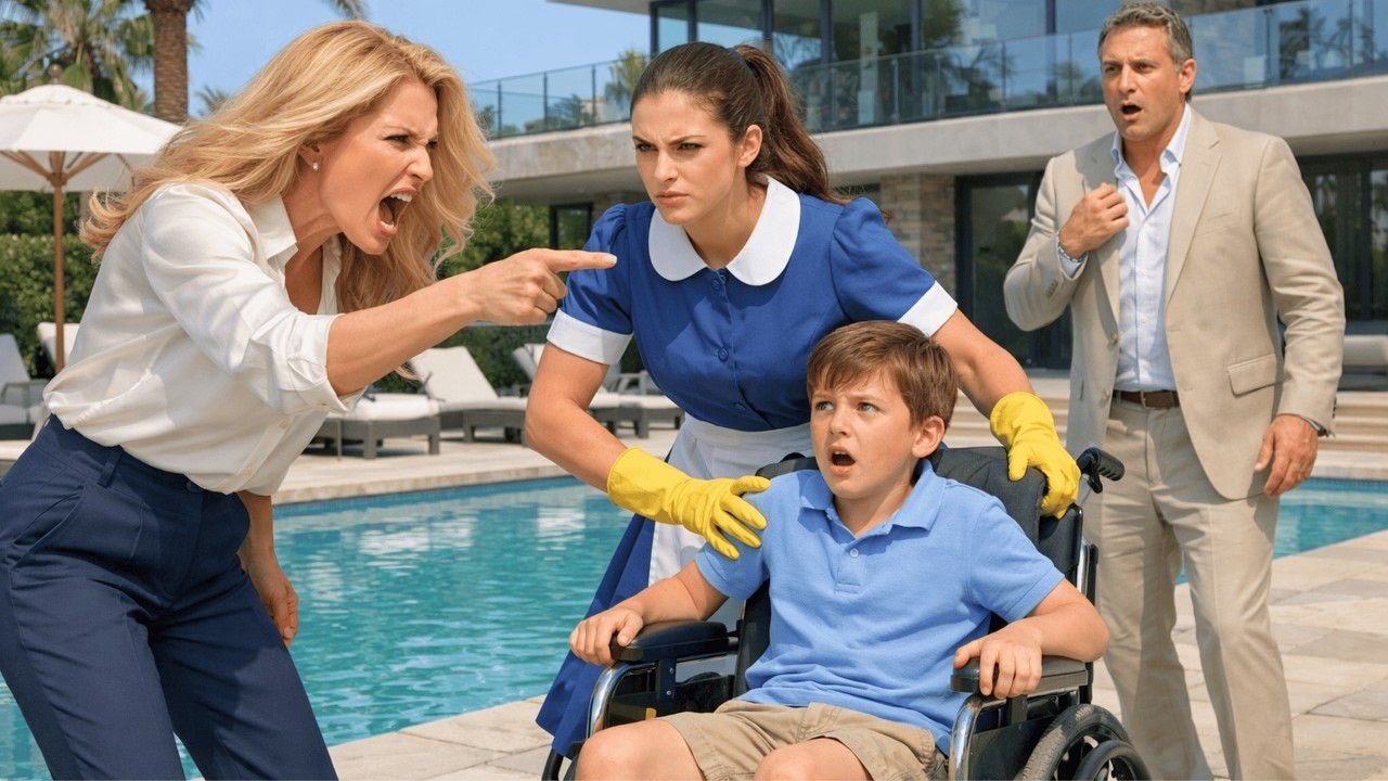 MILLONARIO ENCUENTRA A SU SIRVIENTA PROTEGIENDO A SU HIJO LISIADO — Y QUEDA EN SHOCK AL VER LA