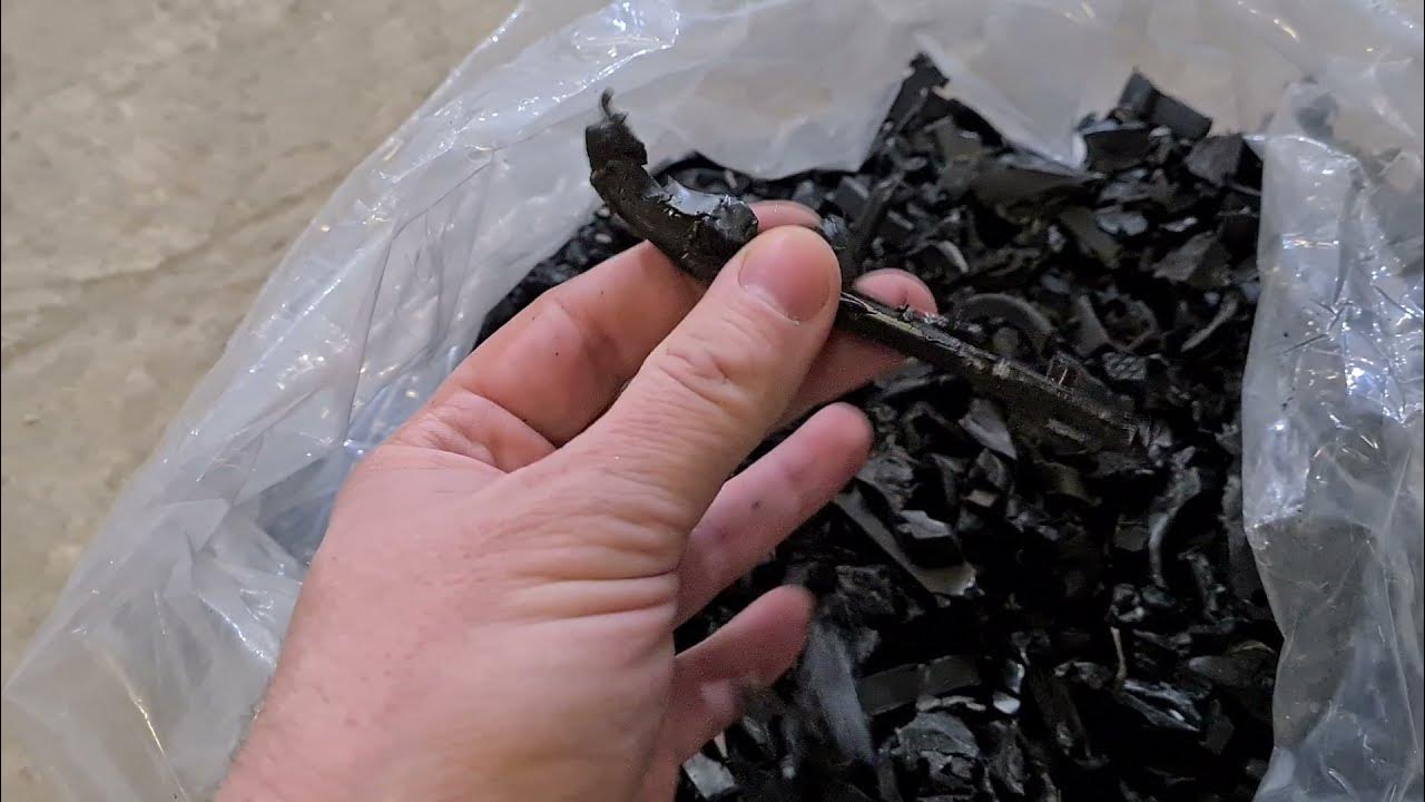 Дробилка пластика МИГ-300 калибровочная сетка 8 мм пластик 10мм - YouTube