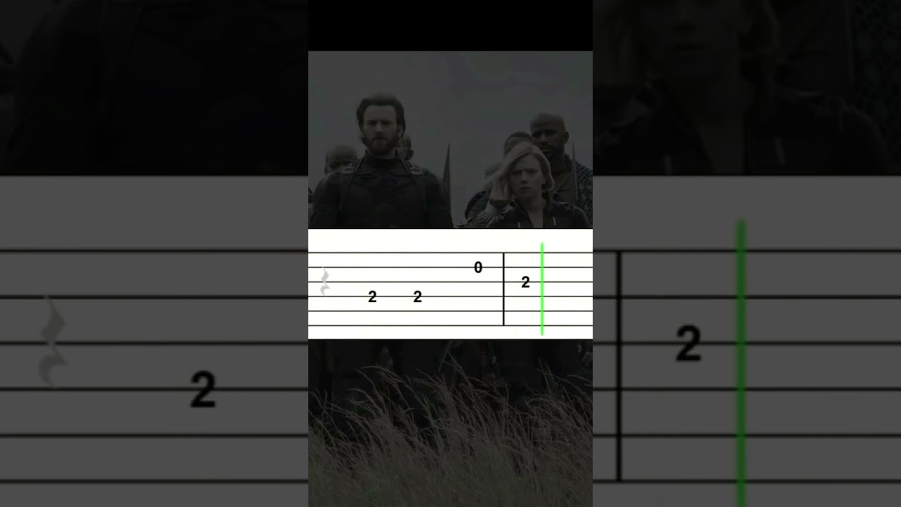 Avengers: Infinity War Official Trailer Music Guitar Tutorial