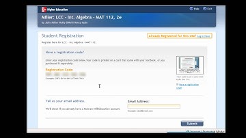 Math 112 MathZone registration for previous Math 107 students