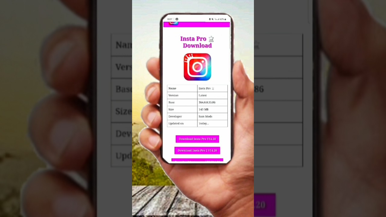 instapro latest version iOS Instagram on Android | insta pro new update kaise kare