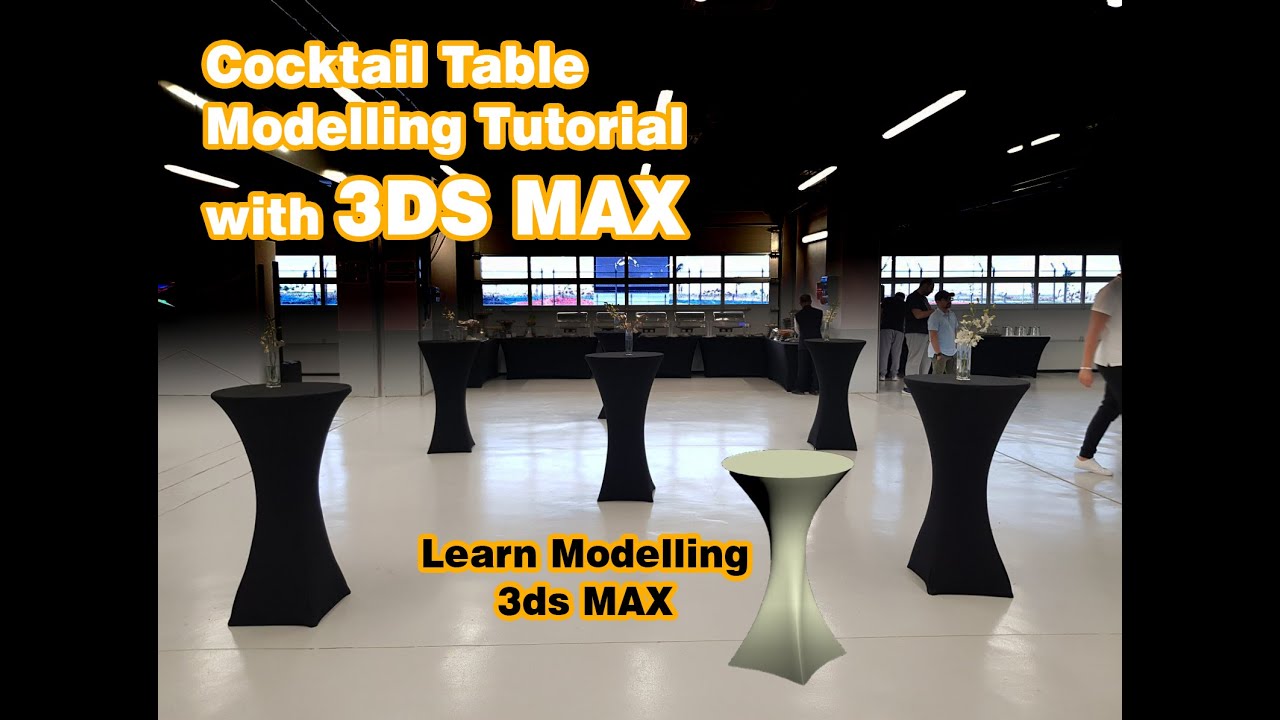 3DS MAX Modelling Tutorial ( Cocktail Table ) - YouTube