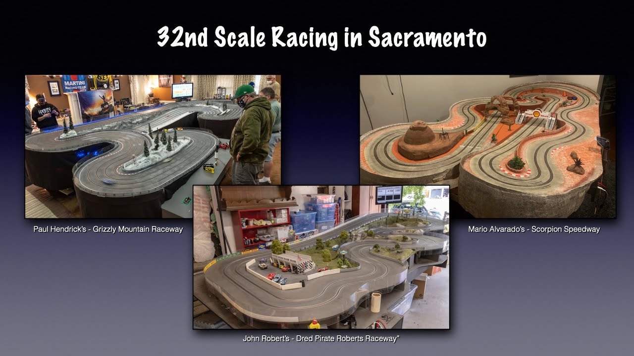 1/32nd scale slot car racing in the Sacramento area YouTube