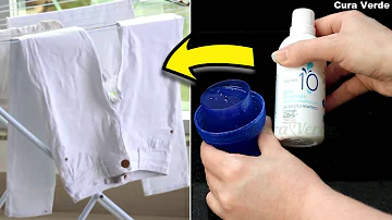 Como tirar manchas amarelas de roupas jeans?