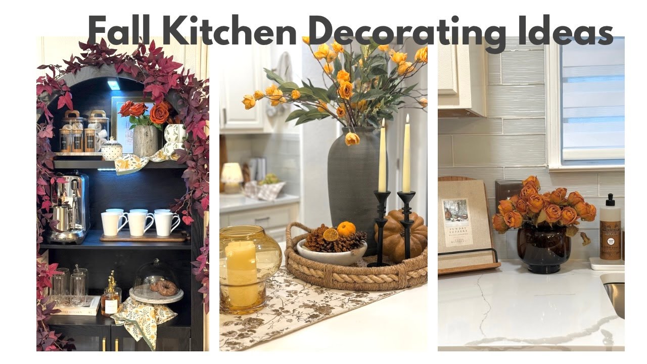 Fall Kitchen Decorating Ideas 2025|Decorate with Me|Kitchen Styling Ideas