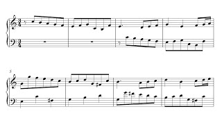 Bach: Little Prelude in C Major, BWV 943 (Urtext Edition)