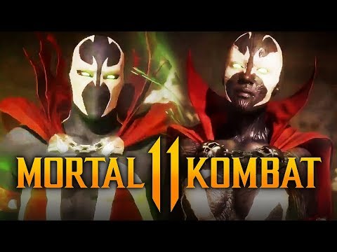 Mortal Kombat 11 - Spawn NEW Intro Dialogue VS 'Hellspawn' Jacqui Briggs! (FIRST IN-GAME LOOK!)