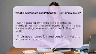 What Is A Standardized Patient (SP) For Clinical Skills? - Med School Survival Guide