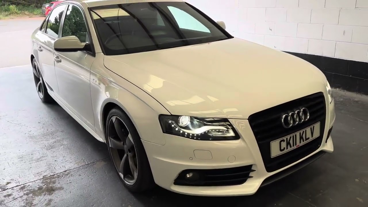 AUDI A41.8 TFSI BLACK EDITION 4d 158 BHP JUST  HAD FULL SERVICE + MOT