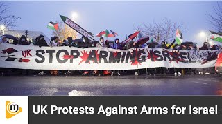 Uk Protests Against Arms For Israel #Israelpalestineconflict #Uk