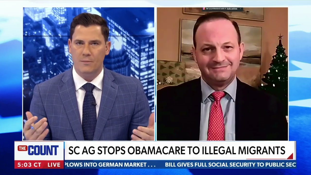 South Carolina Attorney General Alan Wilson STOPS Obamacare to Illegal Immigrants - (FULL Interview)