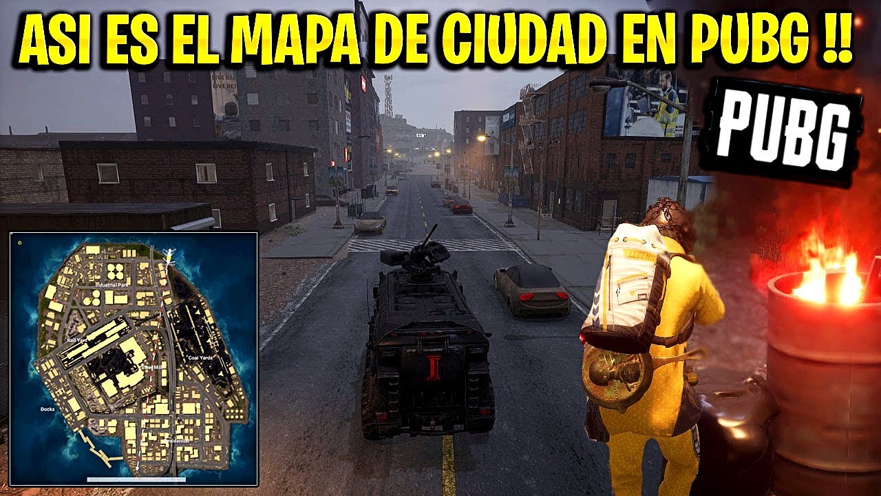 ASI ES EL MAPA DE CIUDAD NOCHE en PUBG QUE YA OLVIDARON!