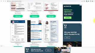 modele de CV gratuit  نماذج سيرة ذاتية CV