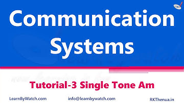 Tutorial 3 Single Tone AM | Hindi/ Urdu | Communication System by Raj Kumar Thenua