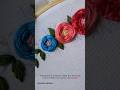 Have a look at the convenient and fastest method of making embroidery leaf🌿.#embroideryhooptutorial