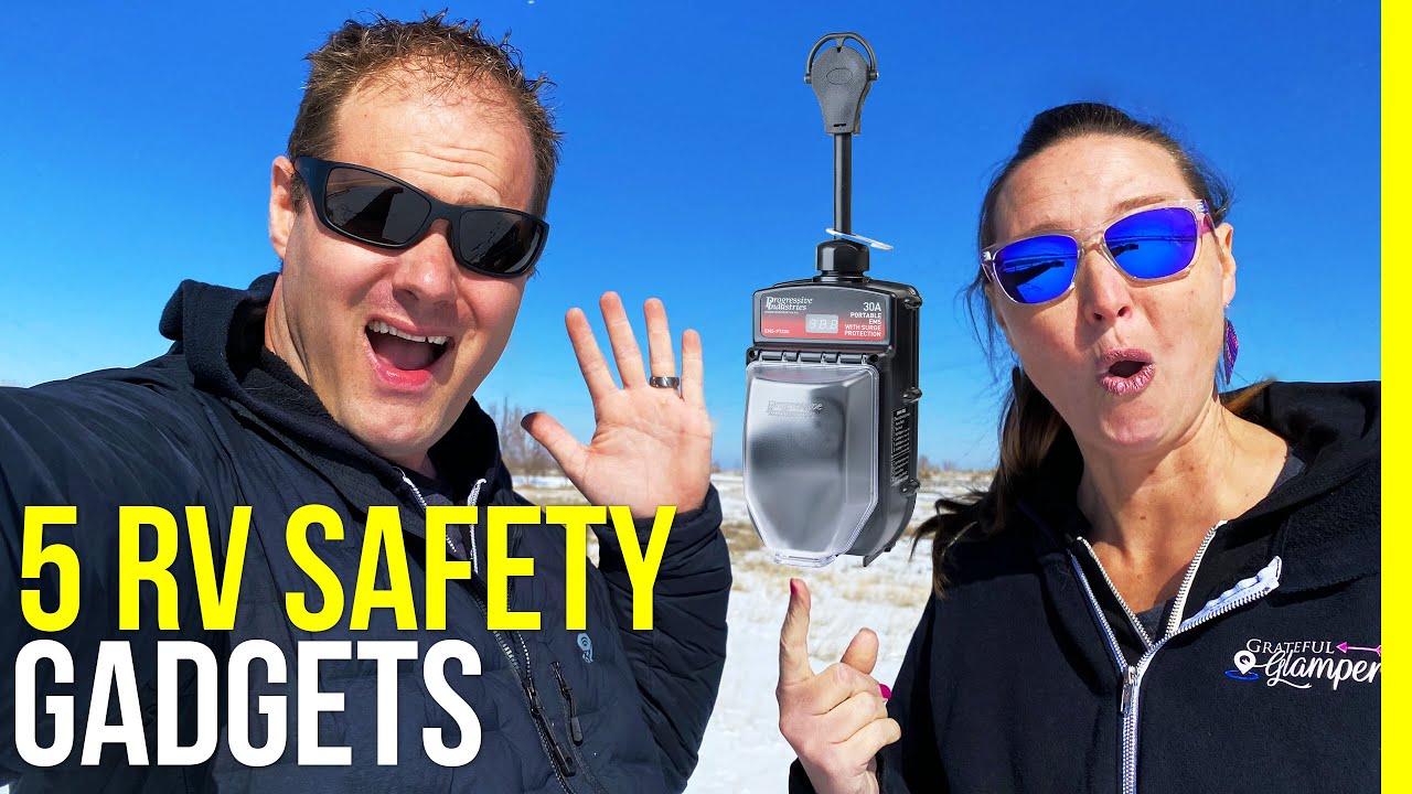 TOP 5 RV SAFETY ACCESSORIES FOR RV LIVING (MUST HAVE Camping Gadgets