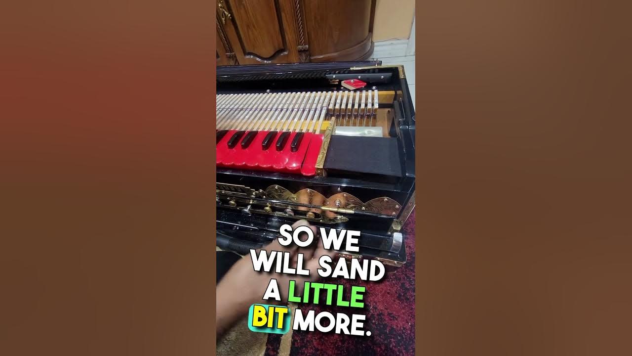 Harmonium DIY Repair Tutorial How to fix 'Sticking Keys' on a