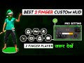 Best Pro Custom Hud &amp; Settings For Two Finger Player [Free Fire] | Best  Controls - Garena Free fire