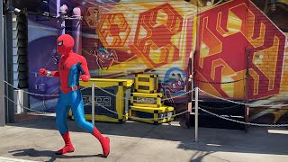 New Version  The Amazing SpiderMan Stunt Show  Avengers Campus