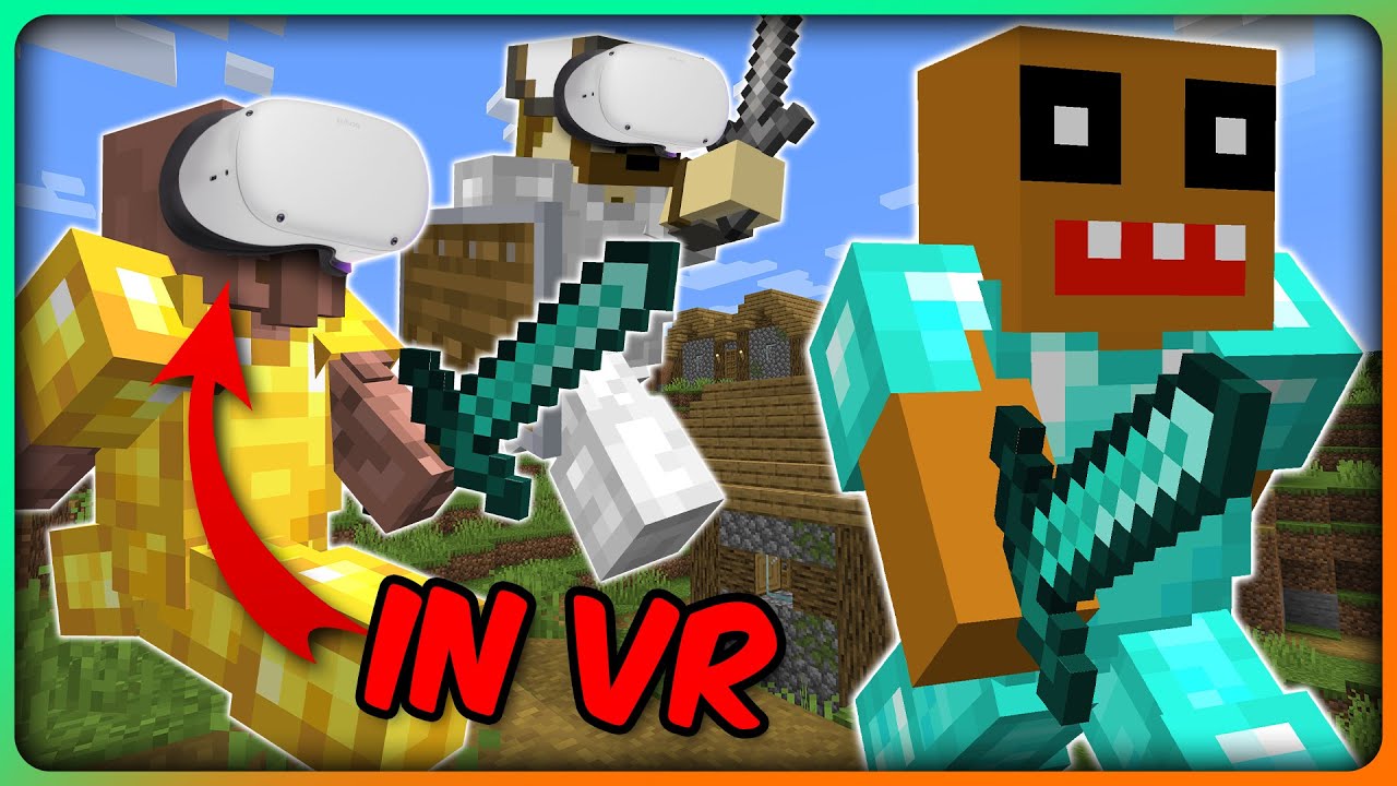 We Played Minecraft Manhunt in VR (It Was Agony)
