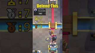 Skeletons Threw #clashroyale