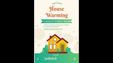 Housewarming Party Invitation