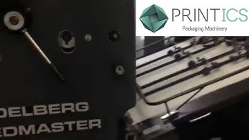 VIDEO PRINTICS U17031015 HEIDELBERG SM 102 ZP 2 COLOR OFFSET PRINTER