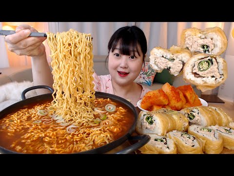 1963 <strong>삼양라면</strong> 묵은지참치고추김밥 석박지 먹방 1963 Korean Original Ramyeon Kimchi Tuna Gimbap Koreanfood Mukbang
