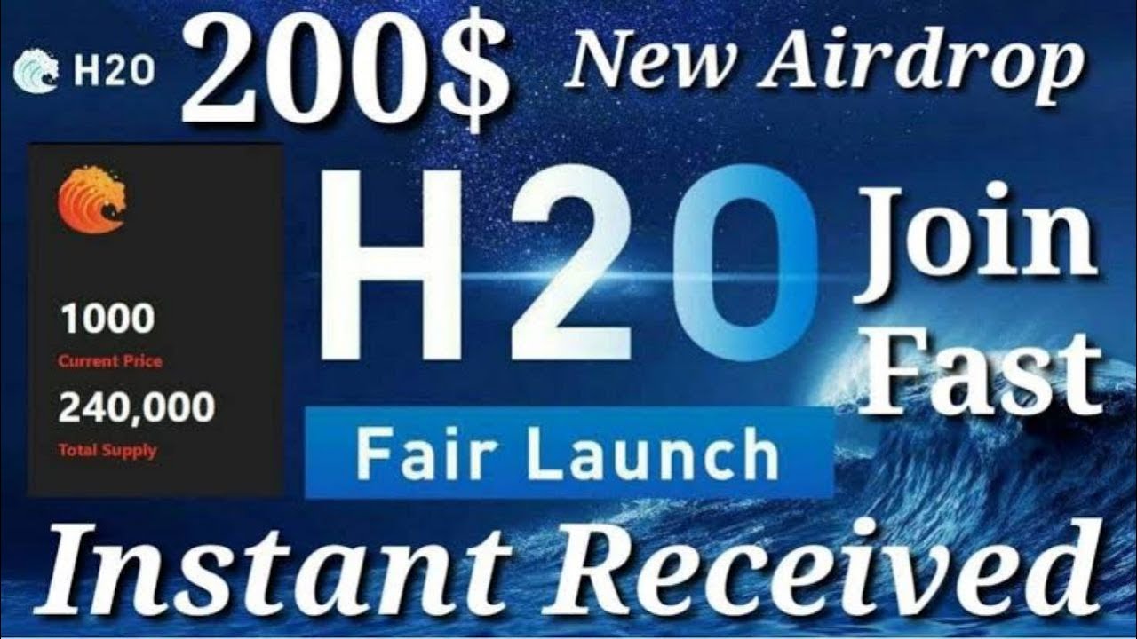 TRUST WALLET AIRDROP TODAY | H2O 60$ Airdrop |NEW AIRDROP TODAY 