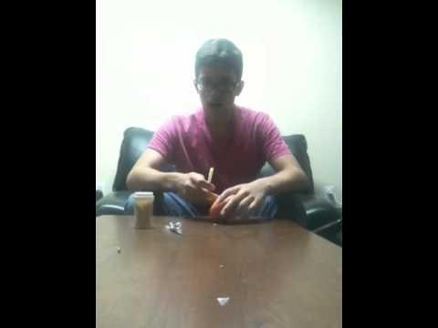 How to make pipe out of an apple