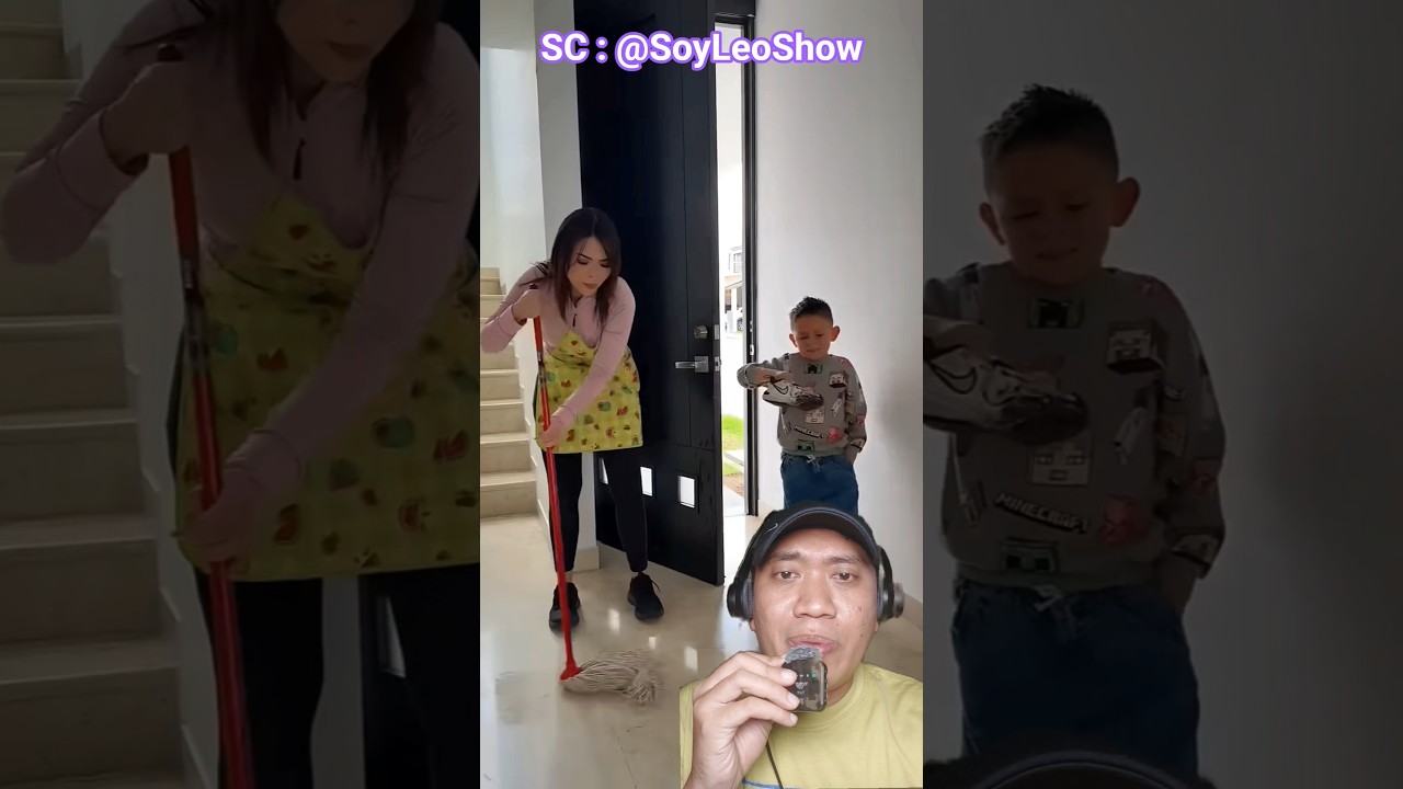 Lepas sepatu agar tidak dimarahin ⁉️ @SoyLeoShow 