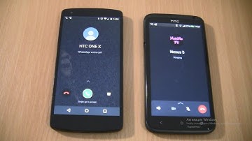 WhatsApp Incoming & Outgoing call at the Same Time Nexus 5+ HTC ONE X