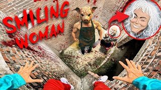 ESCAPING SMILING WOMAN 9.0 | Parkour Pov Horror Film | By B2F Viet Nam