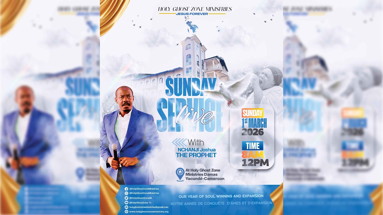 SUNDAY LIVE SERVICE | 01-03-2026|  Prophet Joshua Nchanji | HGZ Ministries