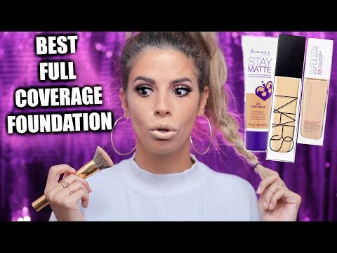 WORLDS BEST FULL COVERAGE FOUNDATIONS DRUGSTORE & HIGH END