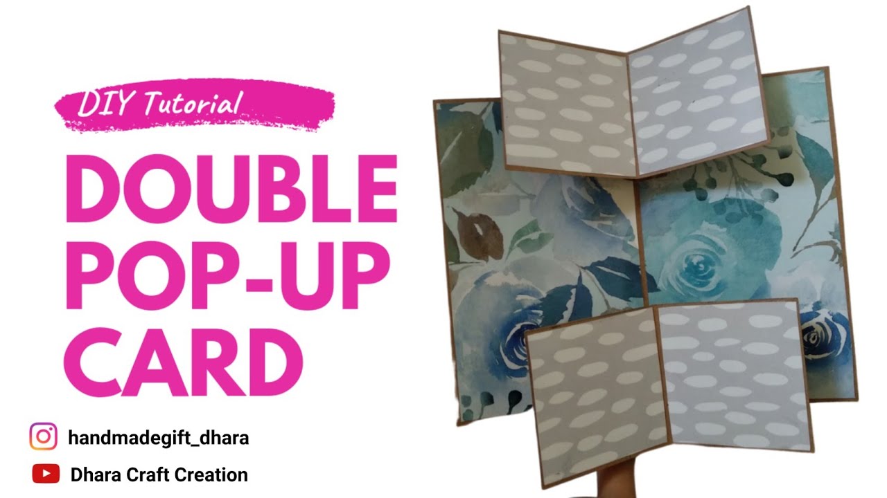DIY Double Pop Up Card Tutorial | Easy Birthday Card / Greeting Card ...