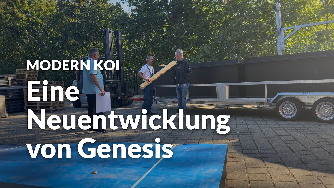 Bei Genesis Teil 3: Ein Bürstenfilter mit eingebautem Trommelfilter | Modern Koi Blog #8402