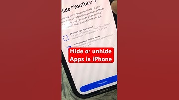 How To Hide or Unhide Apps in iPhone ||TechUnbox&Review #iphonetips