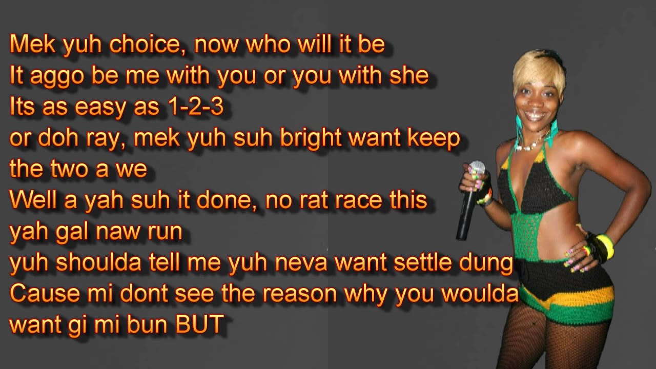 Sheba - Think Mi Nuh Know {LYRICS ON SCREEN}