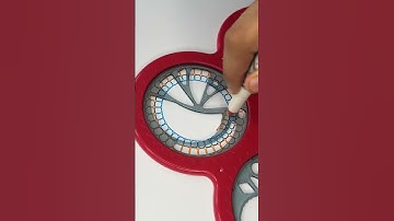 ASMR Spirograph Perfection | Satisfying Geometric Patterns #asmr #art #satisfying #spirograph #usa