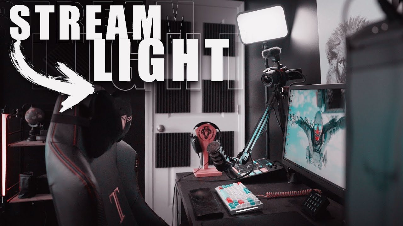 Bestes Stream Licht für Twitch / YouTube GAMING-SETUPS | NEUES Godox ES45 Esports Licht