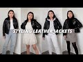 How to Style a Leather Jacket 🖤 | ft. The Jacket Maker