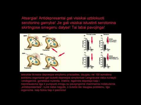 Atsargiai! Antidepresantai gali visiskai uzblokuoti serotonino gamyba! (psichiatrija)