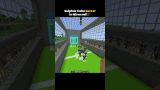 Sulfur cube soccer in Minecraft🥀 #fypシ゚viral #minecraft #funny #sulfur