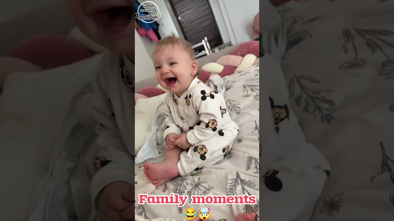 The Funniest Baby Reaction Ever | Parents Can’t Stop Laughing | family moment |