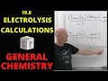 Electrolysis Calculations Quiz