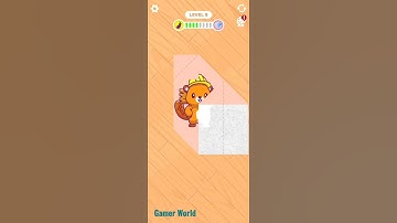 Paper Fold Level 9 [Puzzle Solved] #shorts #paperfold #youtubeshorts #puzzle