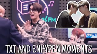 TXT AND ENHYPEN MOMENTS PART 3