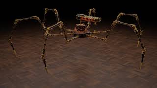 Robotic Spider (Blender Cycles Animation)